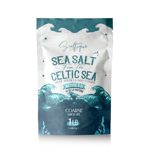 French Sea Salt Coarse 1lb- 100% Natural and Unrefined - 16 Ounce (Pack of 1)