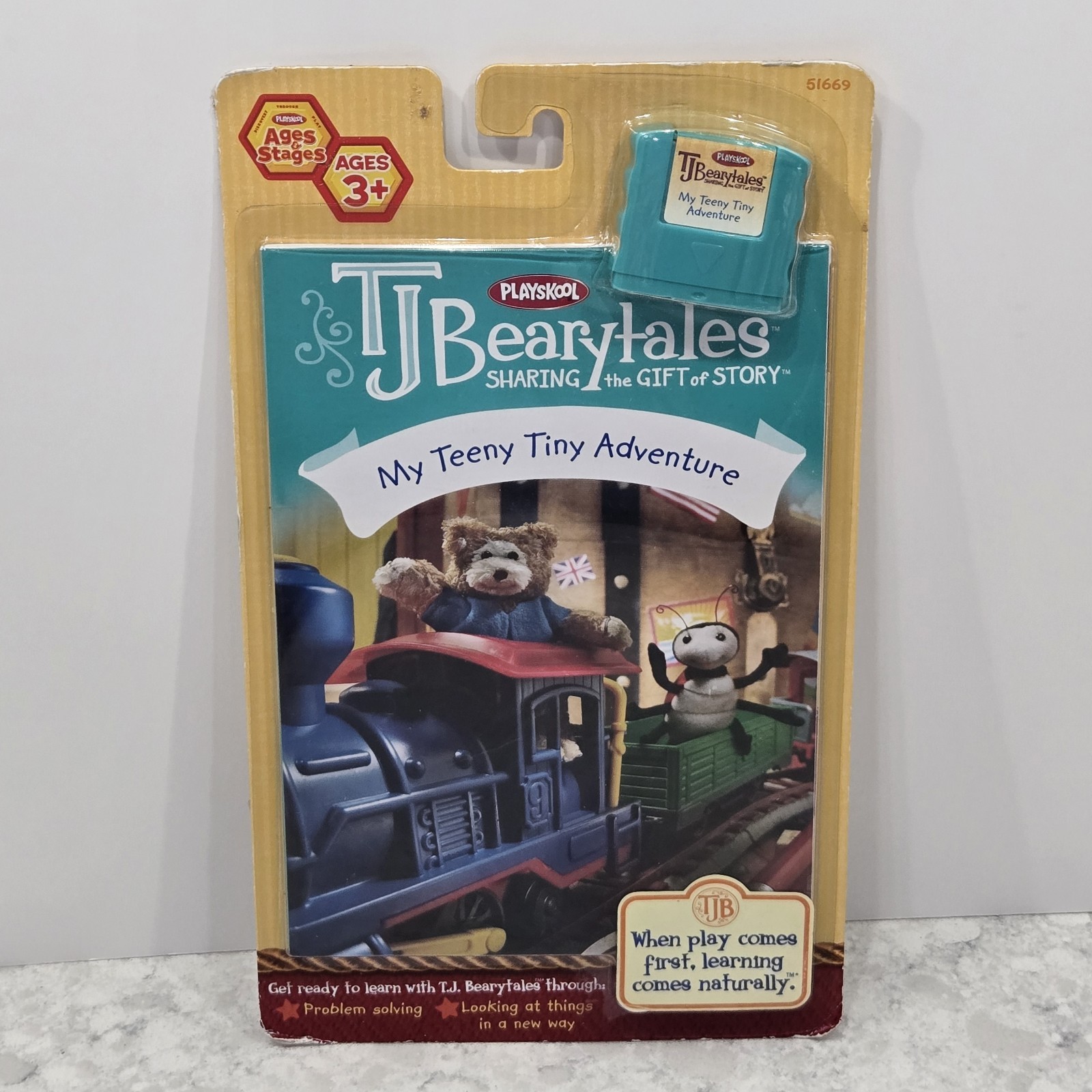 NEW Playskool TJ Bearytales My Teeny Tiny Adventure Cartridge Book SEALED