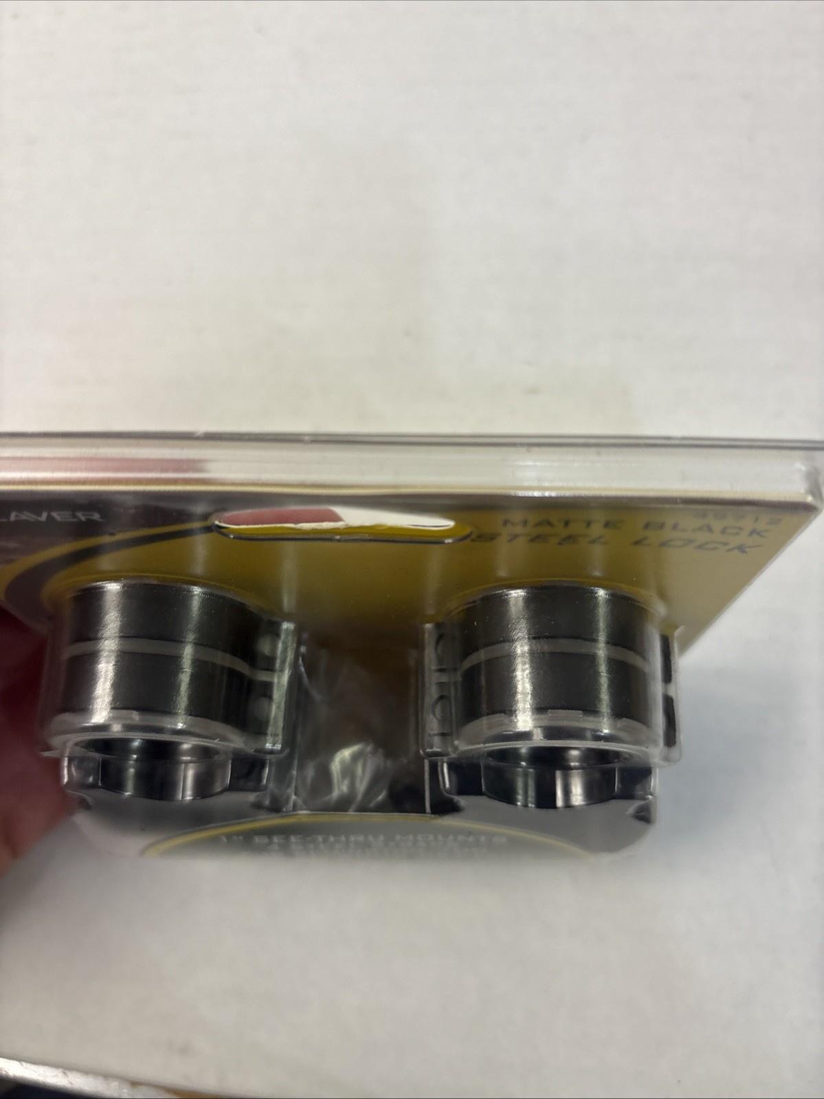 Weaver Matte Black Steel Lock See-Thru Mount