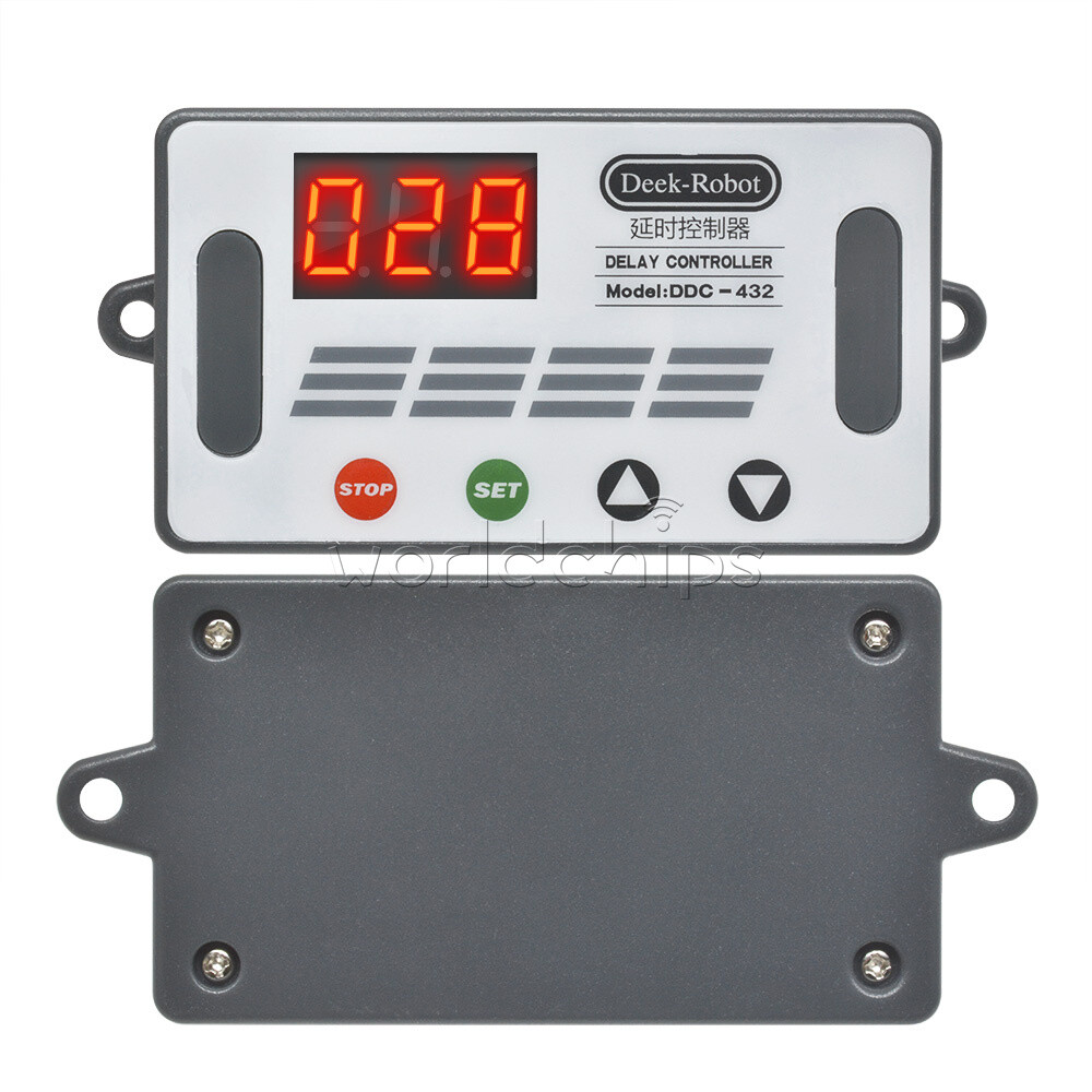 12V/24V Digital Tube Dual MOS Trigger Cycle Timer Delay Controller Control Board