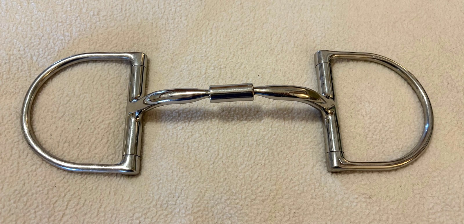 Myler D-Ring Comfort Mouth Stainless Horse Snaffle Bit with Copper Bars- 5"