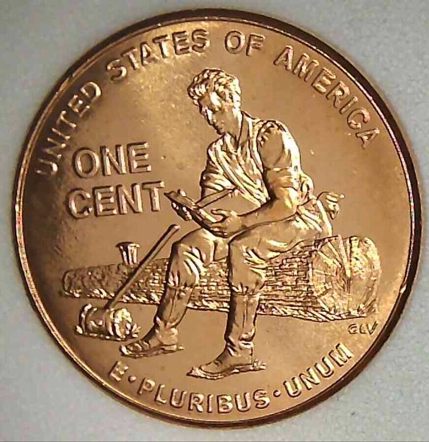 2009-P  1C Lincoln Bicentennial Cent FY BU Red 23th0604-1