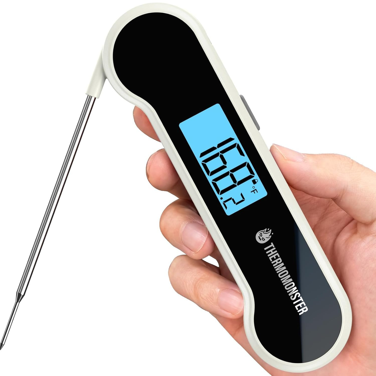 0.5 Sec Instant Read Meat Thermometer Digital with ±0.5℉ Precision, Food Thermom