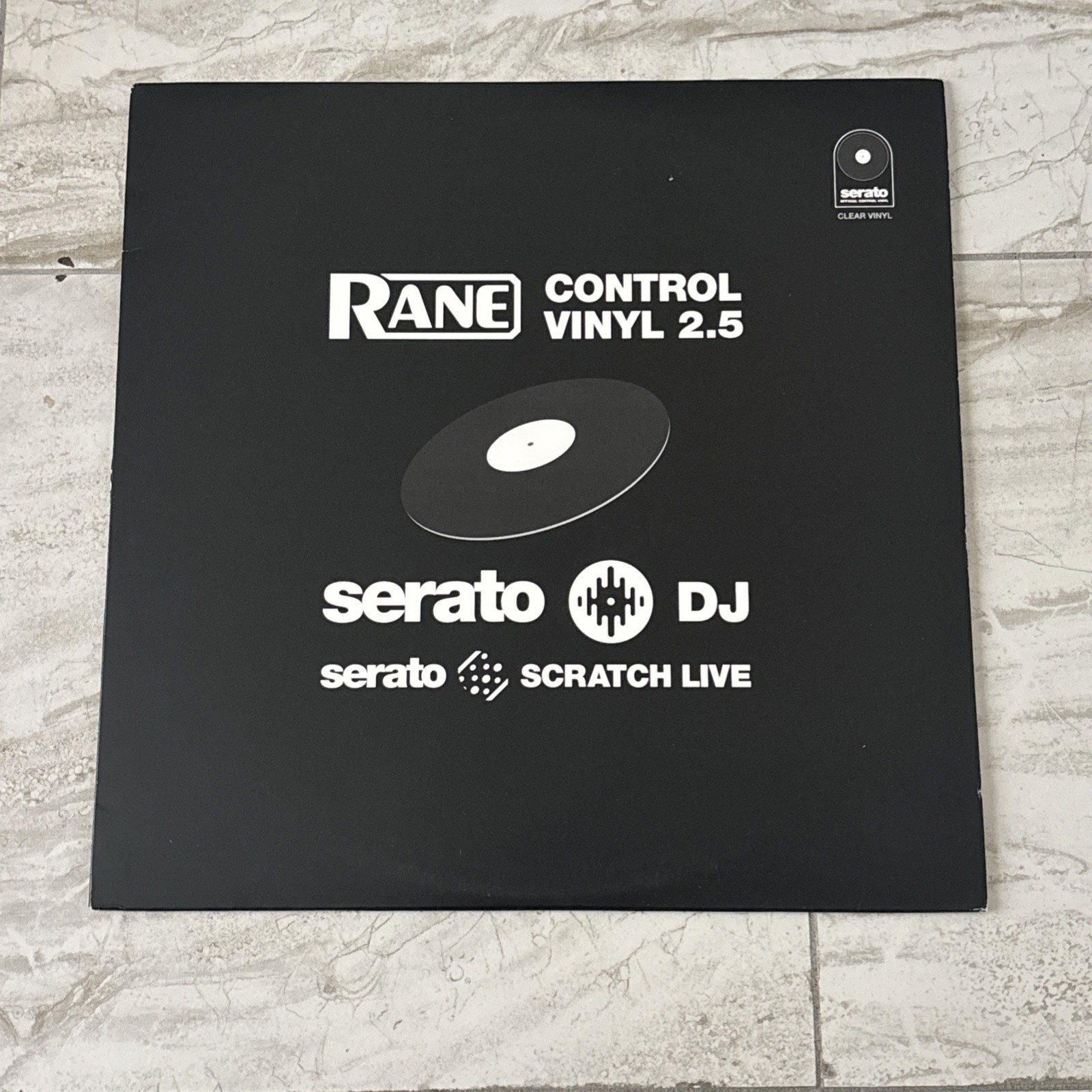 Serato DJ Rane Control Vinyl 2.5 - Serato DJ Vinyl Record Clear