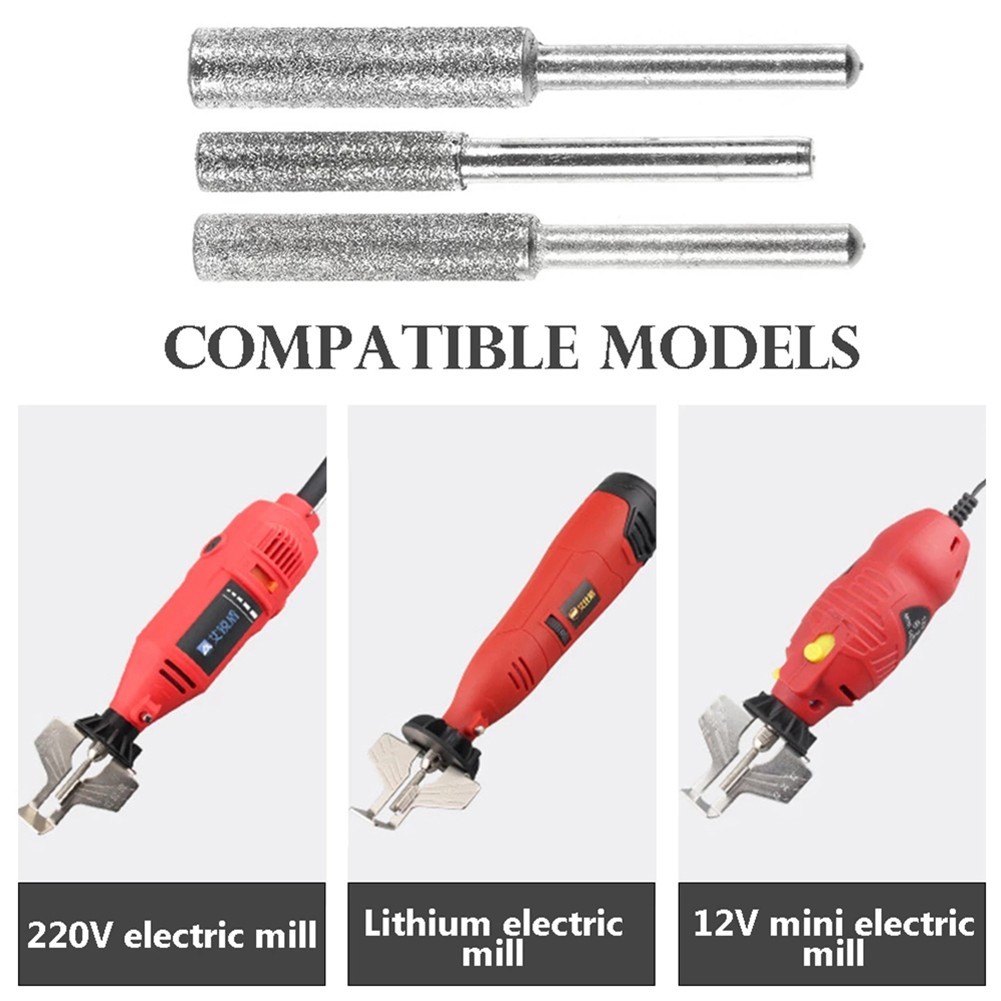 Sharpener Chainsaw Metal Grinding Carving Cylindrical Burr Grinding Tool