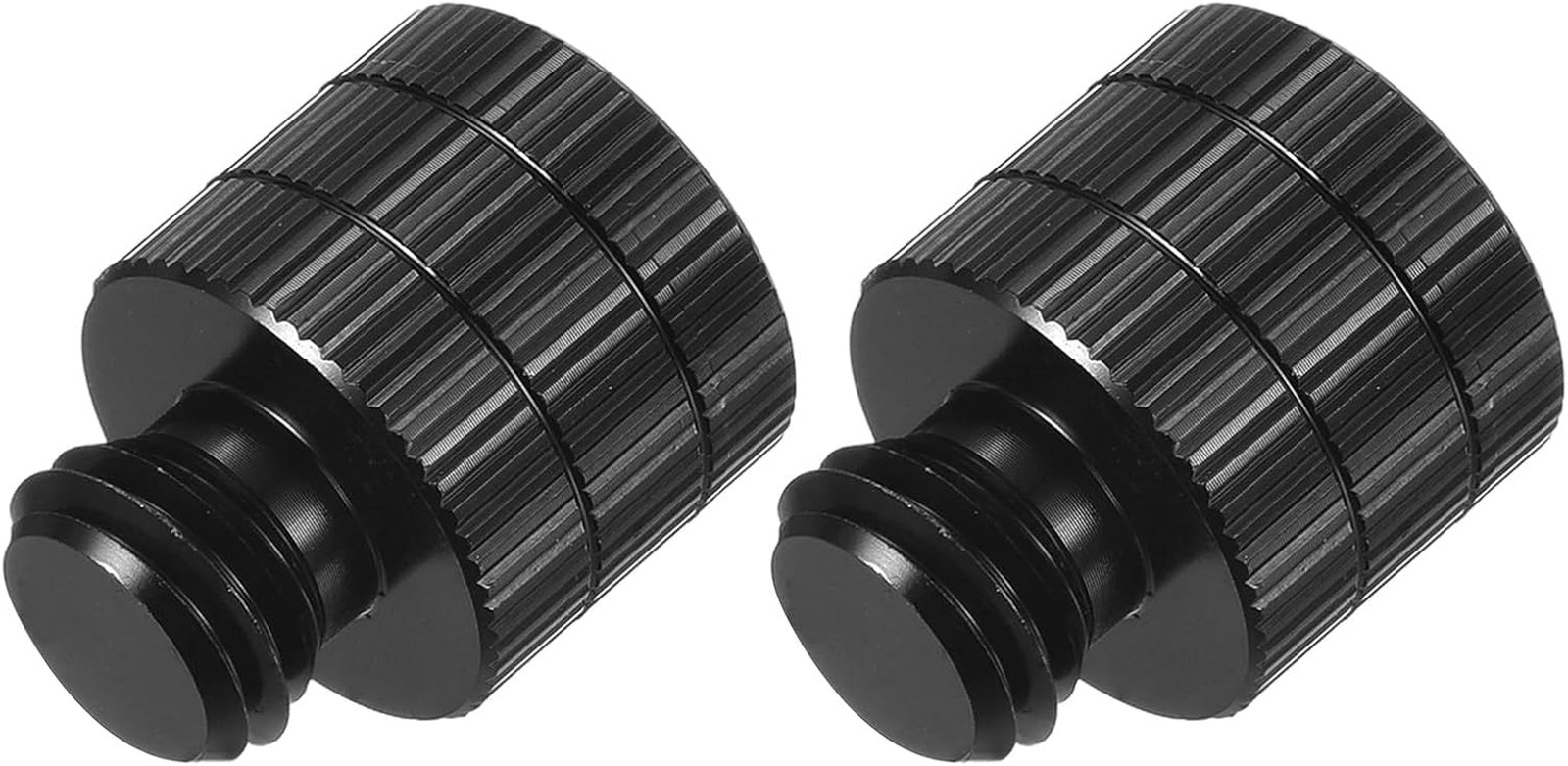 2PCS Mic Stand Adapter 3/8 Female to M10 Male Screw Thread Adapter for Microphon
