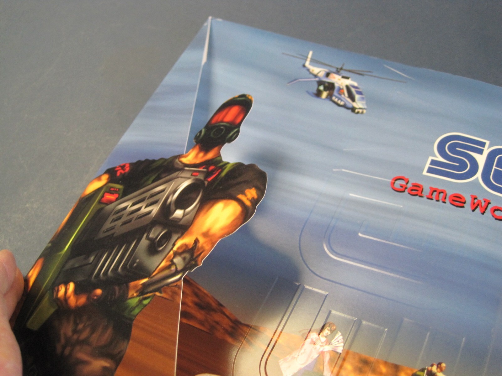Vintage SEGA Gameworks LLC Folder Portfolio XLNT Condition