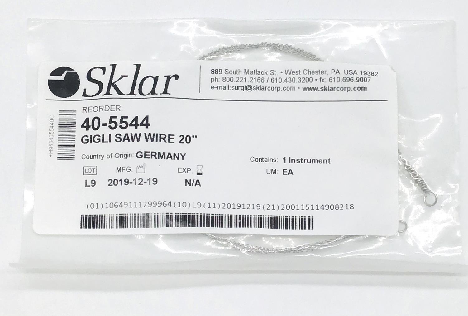 Sklar 40-5544 Gigli Saw Wire 20" - NEW