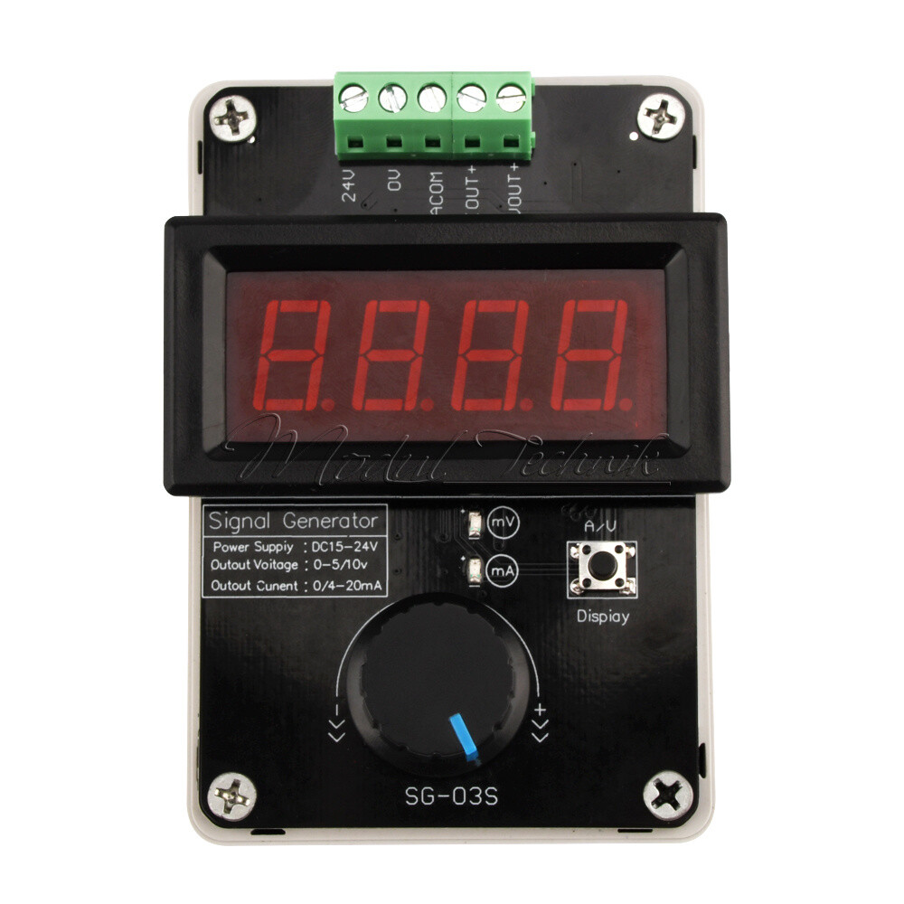 0-20mA/4-20mA Signal Generator Adjustable Current Voltage Analog Signal Source-