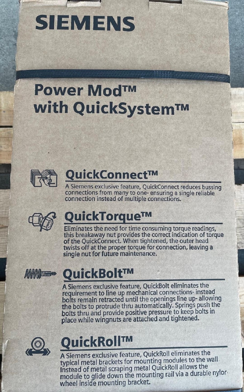 NEW SIEMENS METER STACK wtb1400CU 400amp 240V TAP BOX