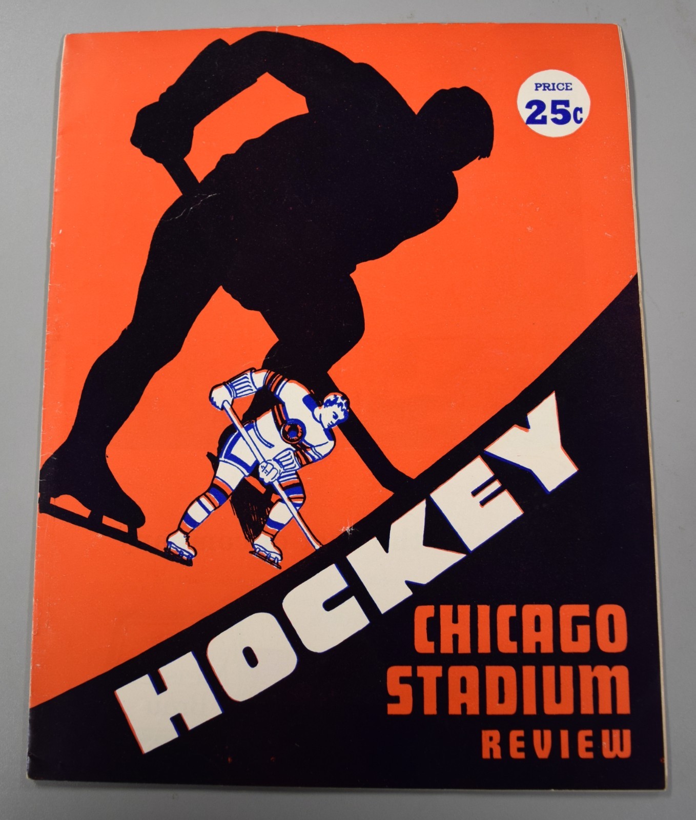 Chicago Blackhawks Vs Detroit Red Wings January 31st 1954 Official Game Program