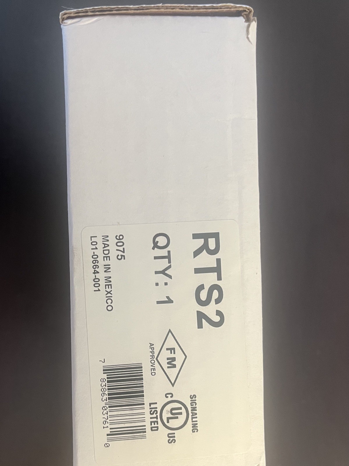 SYSTEM SENSOR RTS2 Fire alarm Remote Test switch