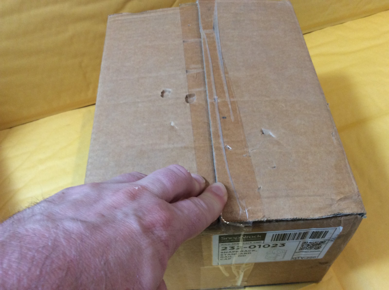 (Box of 195) SnapNrack Standard Rail End Caps  232-01023