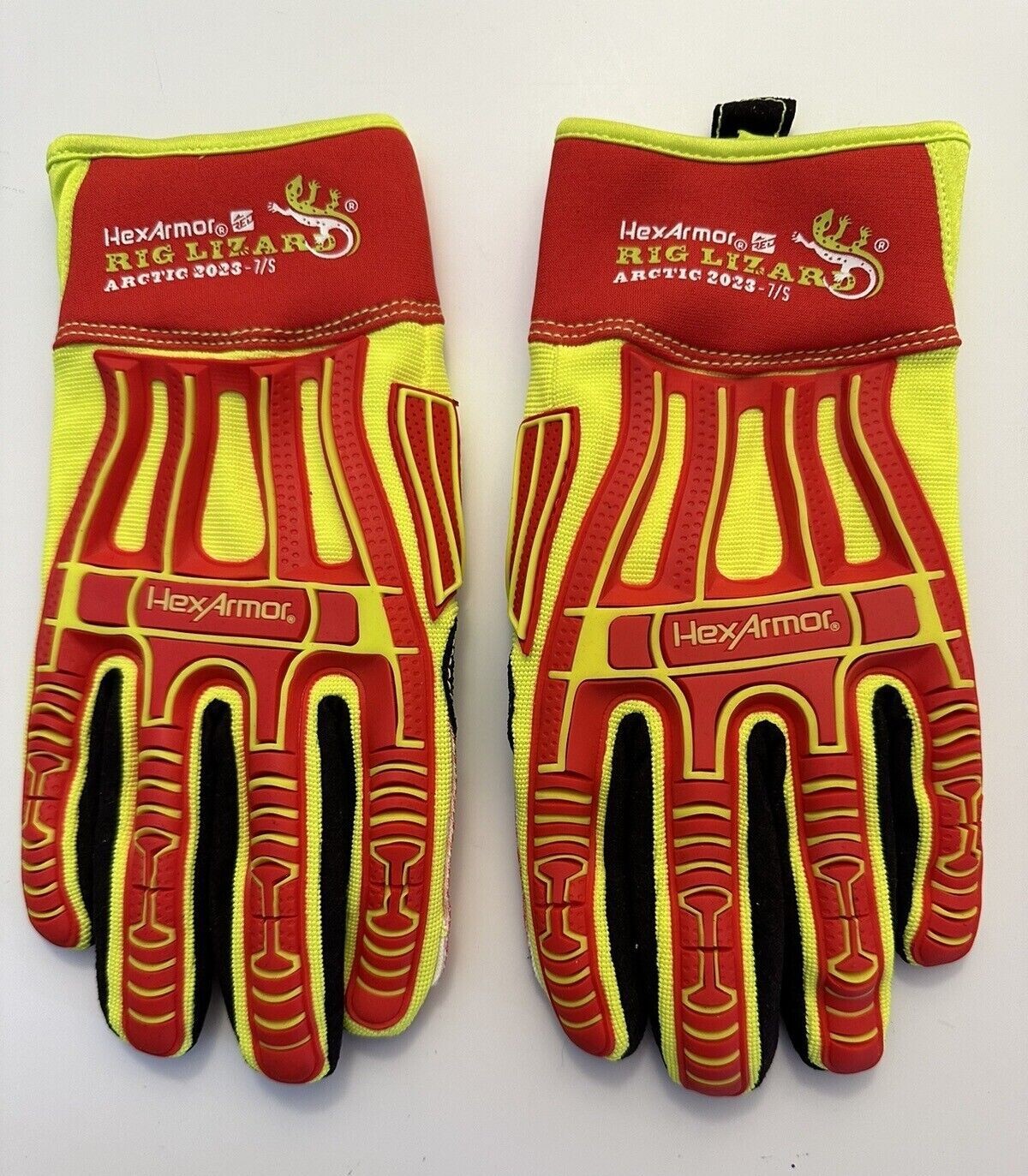 HexArmor Rig Lizzard    Arctic  ( 2023 )  Machanics Glove      sz  7/S    NEW