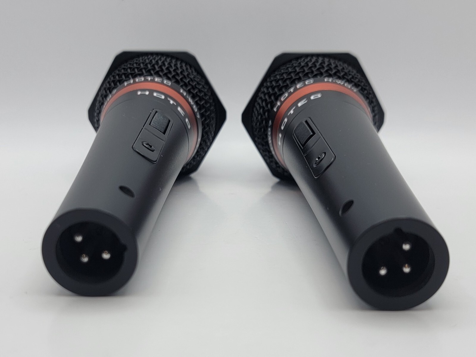 Hotec Professional Handheld Microphone Pair Vocal Dynamic w/ Detachable Cable