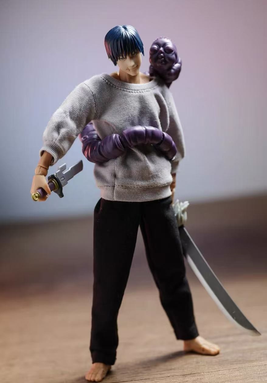 1/12 Jujutsu Kaisen Toji Fushiguro Clothes  For 6'' Romankey VTOYS Figure Body