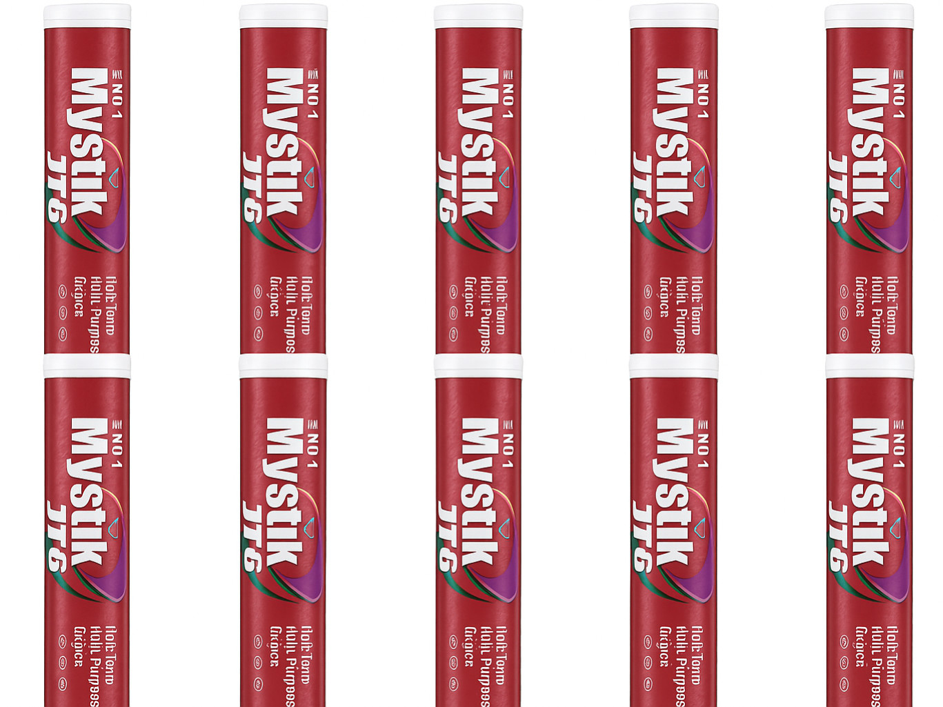Mystik JT-6 Hi- Temp #1 Grease, Case of 10 - 14 Ounce Tubes | 665003002032