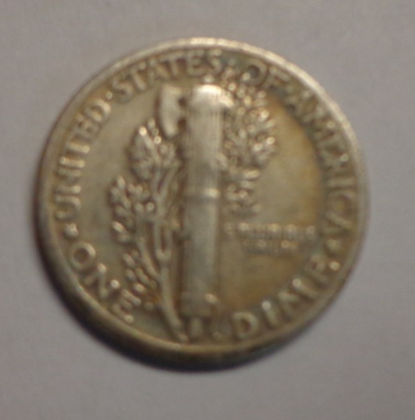 1937 Mercury Dime 90% Silver