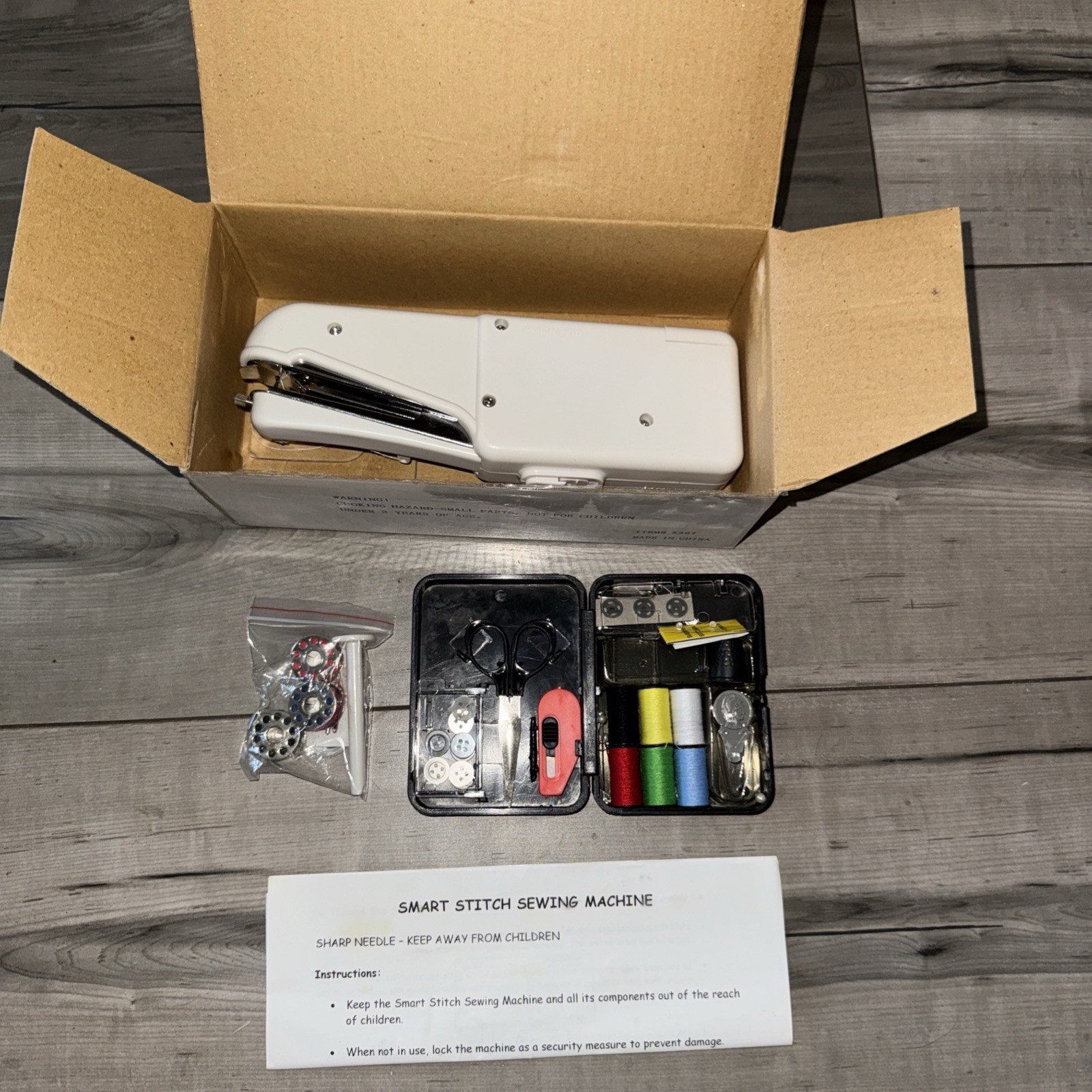 Smart Stitch Portable Mini Sewing Machine With Bonus !