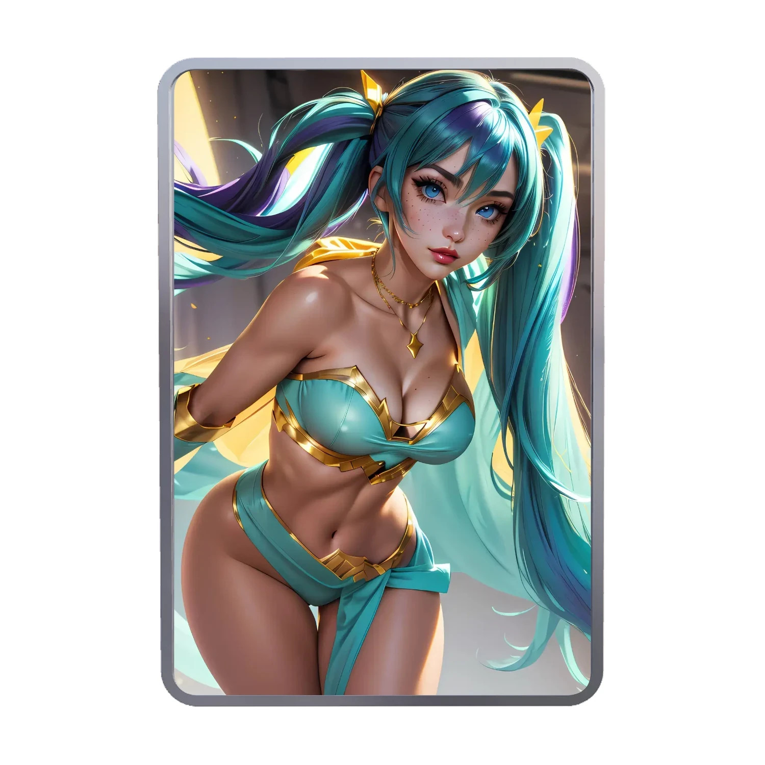 SEXY! 1 oz .999 Fine Silver Colorized Naughty Art Bar – Limited