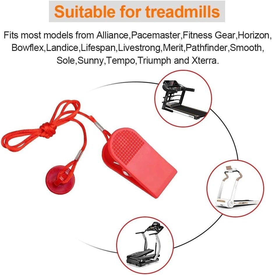 Treadmill Universal Safety Key for Nordic Track, Proform, Image, Weslo, Reebok,