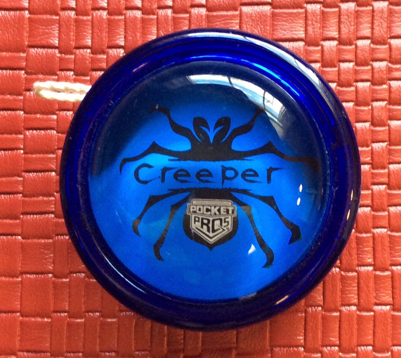 Razor Pocket Pros Yo-Yo Creeper Spider Blue With Real Spider