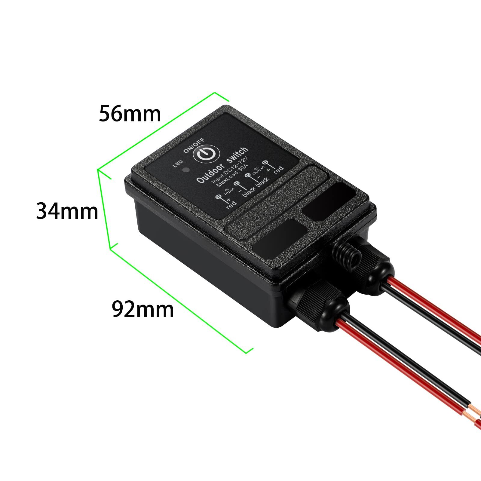 Waterproof Remote Control Relay Switch 328ft Long Range Wireless Remote Switc...