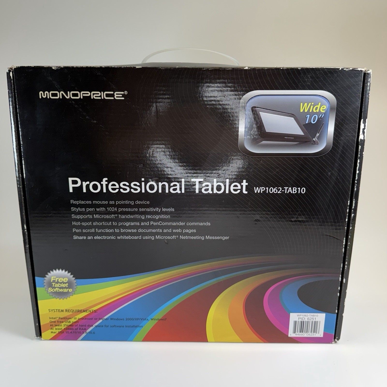 Monoprice Professional Tablet (model WP1062-TAB10)