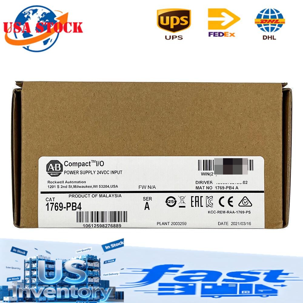 New Factory Sealed Allen-Bradley 1769-PB4 SER A CompactLogix Power Supply US