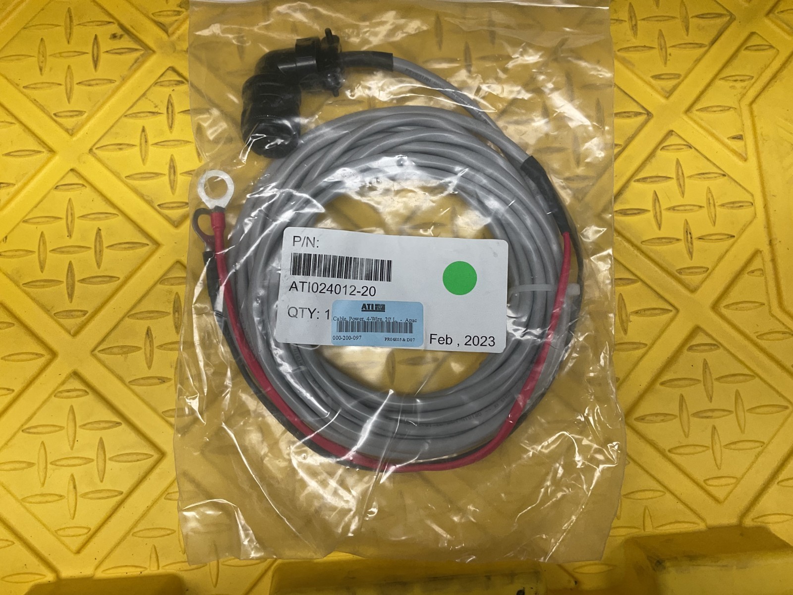 ATI Cable Assembly, 4-wire, 20L PN ATI024012-20