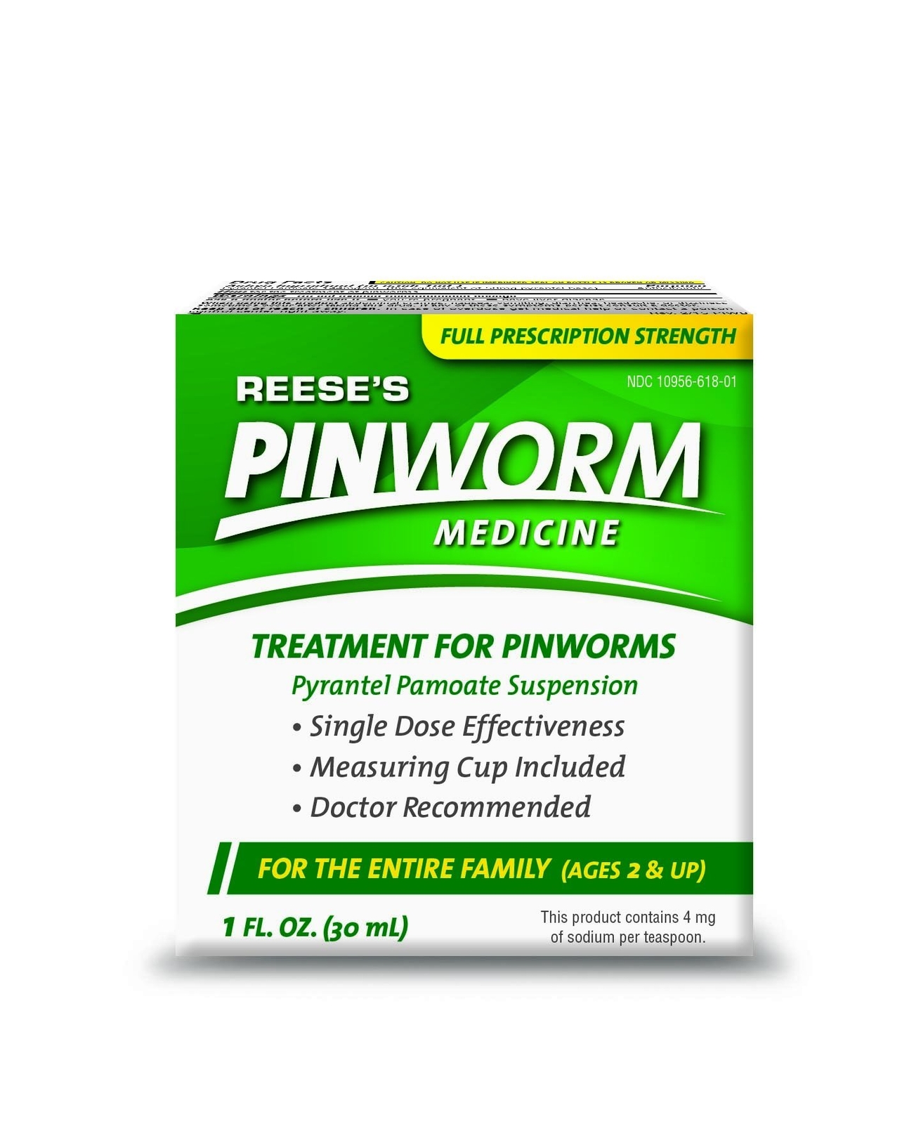 REESE'S Pin Worm Medicine Pyrantel Pamoate (Pack of 2)