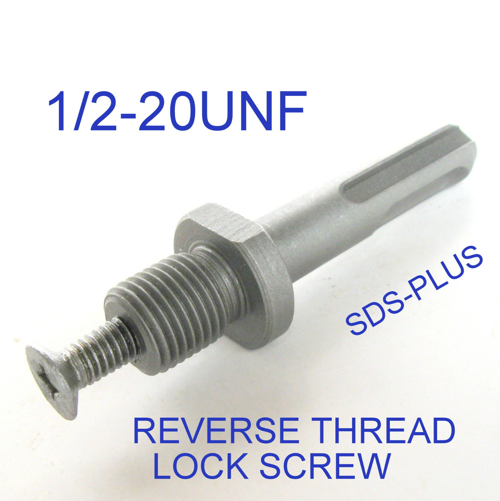 1 pc SDS Plus Chuck Adapter 1/2" 20UNF Thread with Reverse Screw sct-888