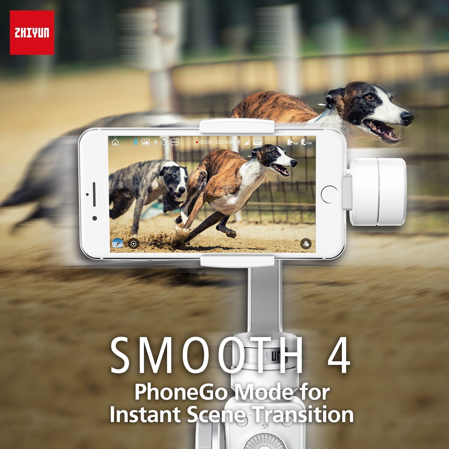 Zhiyun Smooth 4 3-Axis Handheld Smartphone Gimbal Stabilizer for iPhone Android