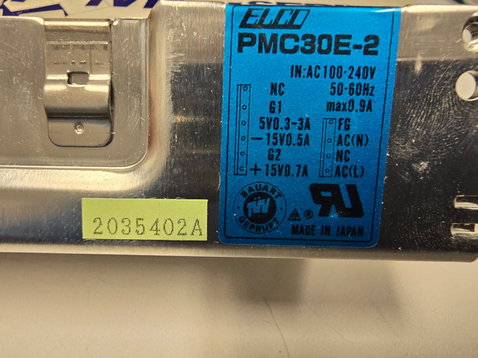LOT 2 SWITCHING REGULATOR PMC 30E-2