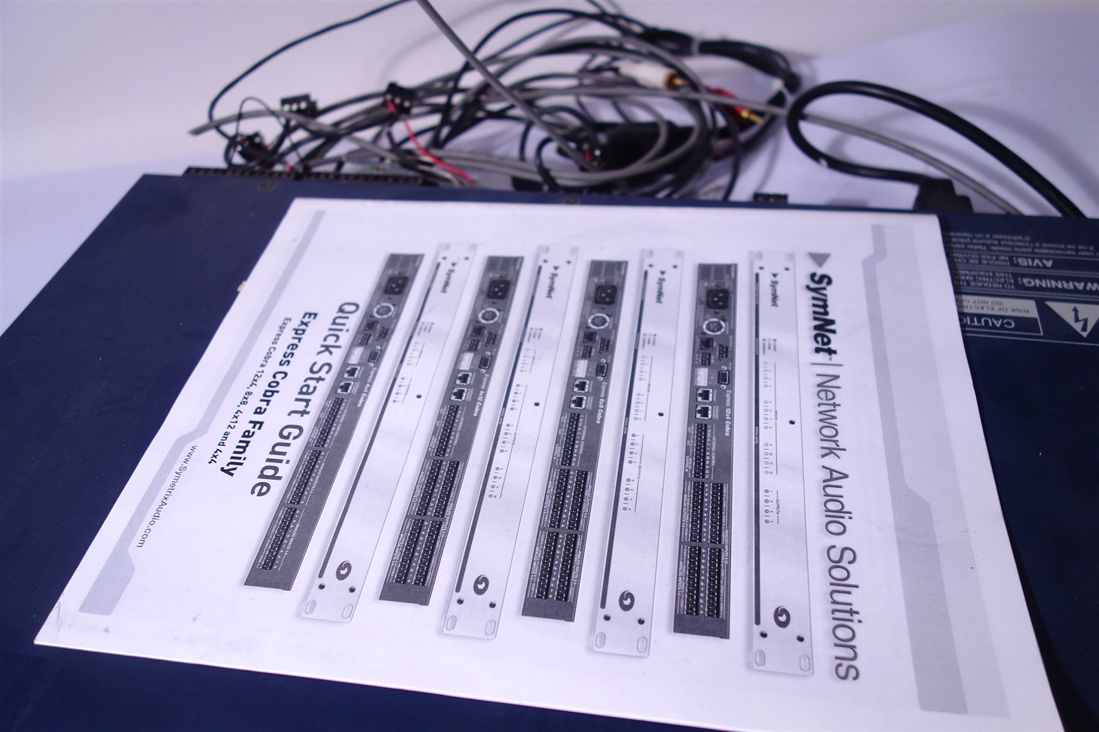 Symnet Express 12x4 4x12 Cobra with Accessories Manuals / Connectors