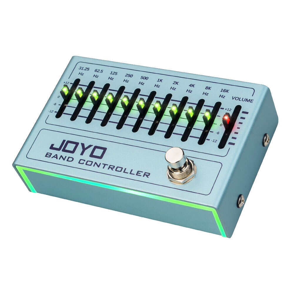 JOYO Guitar Equalizer Effect Pedal 10-Band EQ Graphic 31.25Hz-16kHz True Bypass