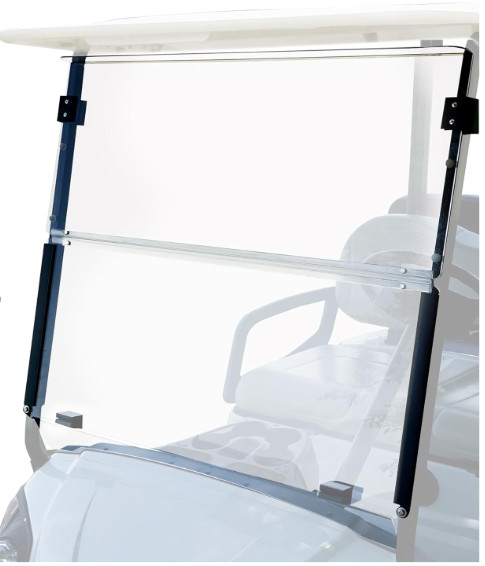 Clear Windshield Compatible with 2007-2016 Yamaha Drive G29 Gas or Electric Mode