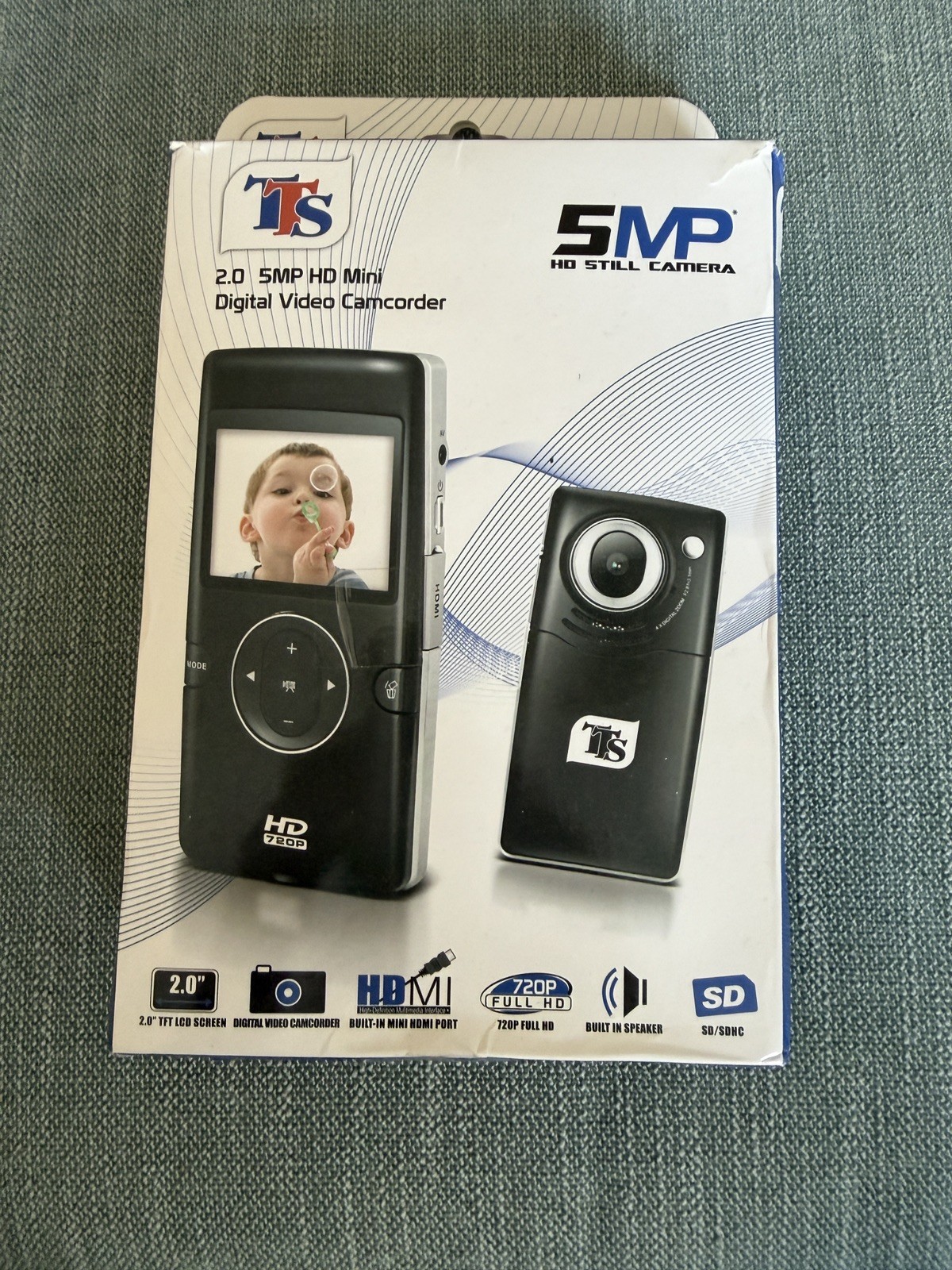 TTS Digital Video Camcorder 5MP HD Mini LCD Screen