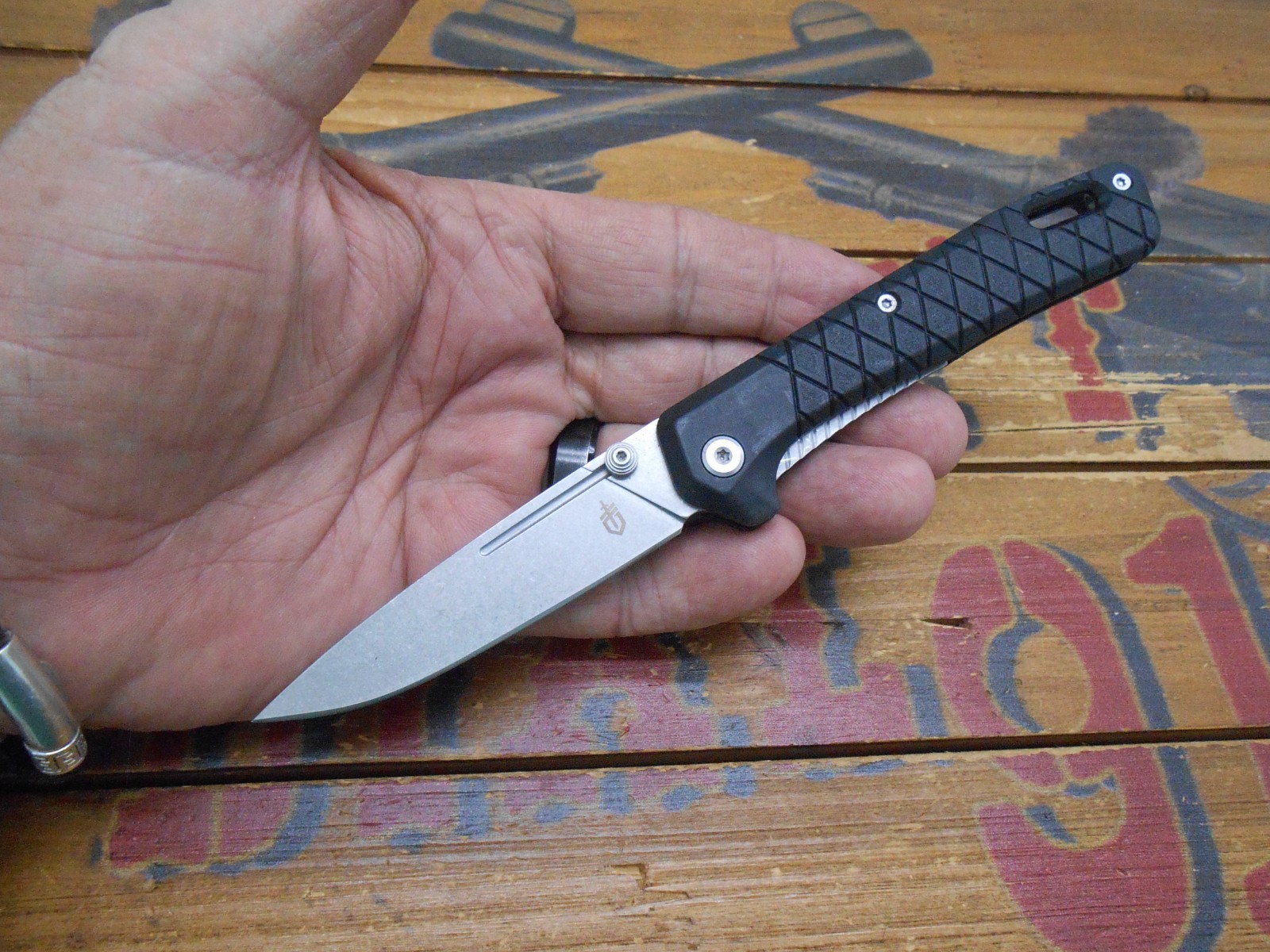 Gerber Zilch Pocket Knife Liner Lock Plain Edge Blade