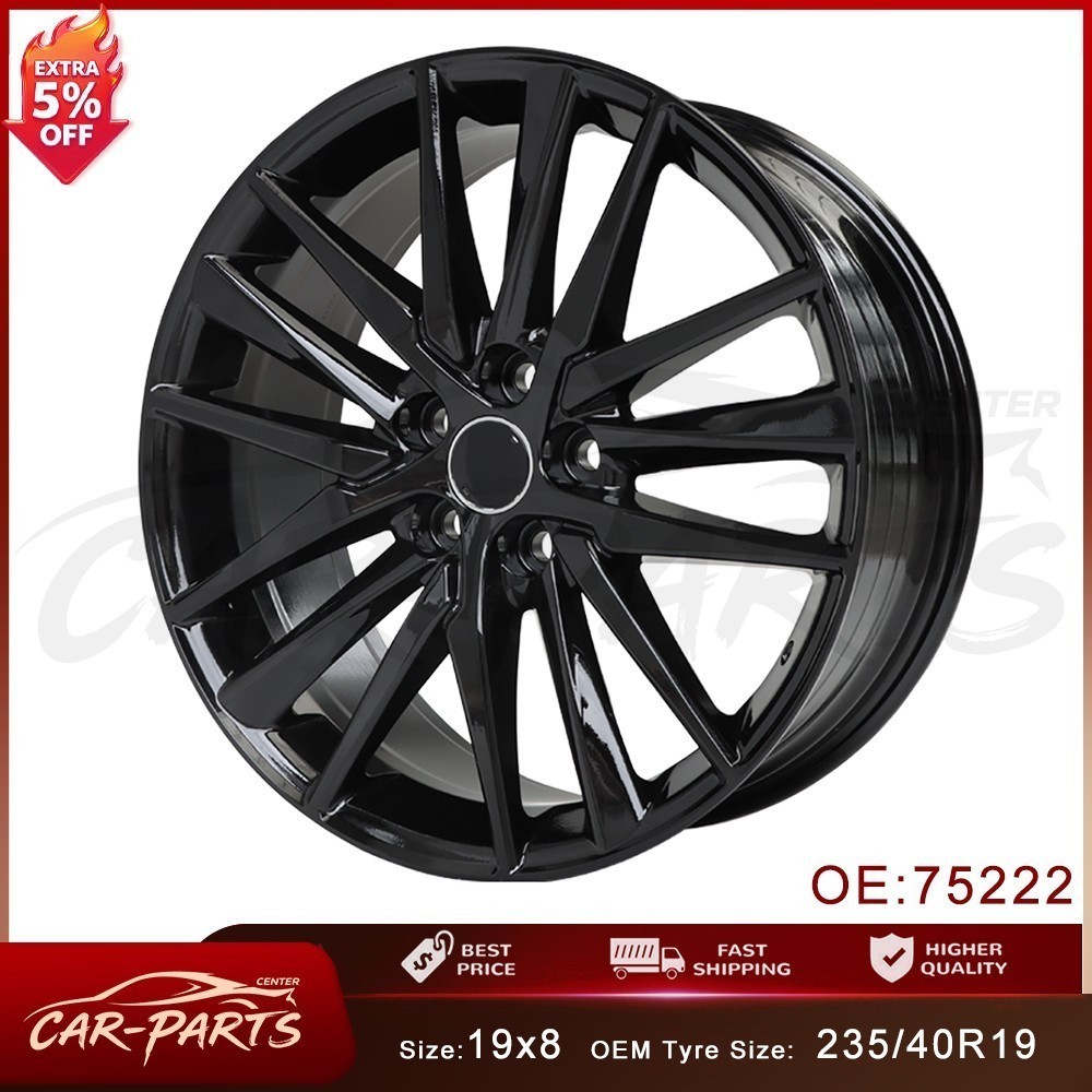 New 19" Gloss Black Alloy Wheel Rim for 2021-2024 Toyota Camry 🔥75222 XSE