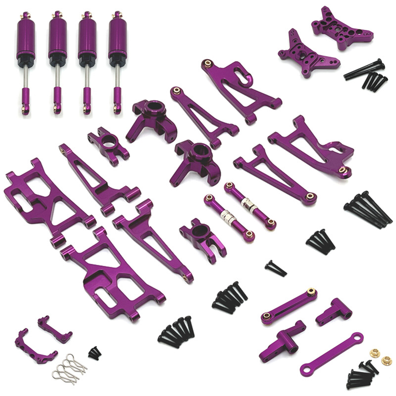 Full Car Metal Kits Replacement For MJX Hyper Go 1/14 14209 14210 Upgrade Part
