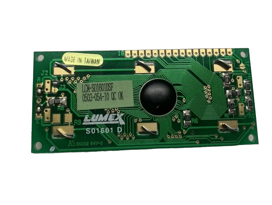 LUMEX LCD CHARACTER DISPLAY MODULE LCM-S01601DSF LUMEX S01601D