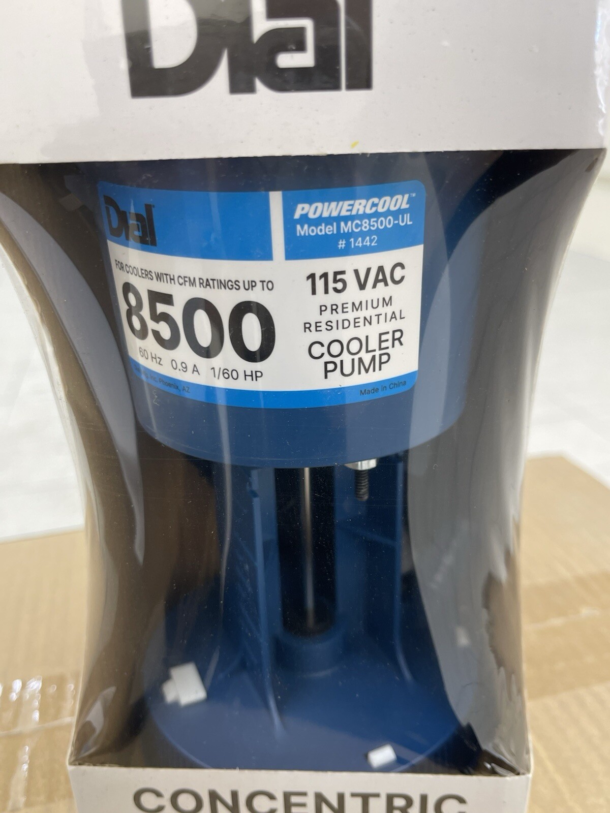 Dial Cooler Pump Model MC8500-UL