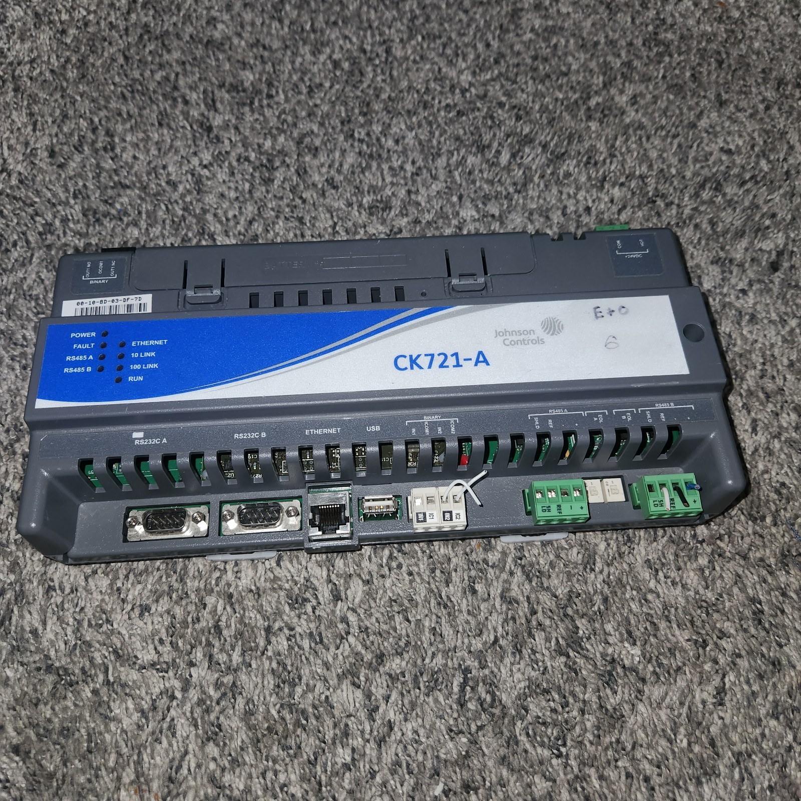 Johnson Controls CK721-A Controller Great Working Condition