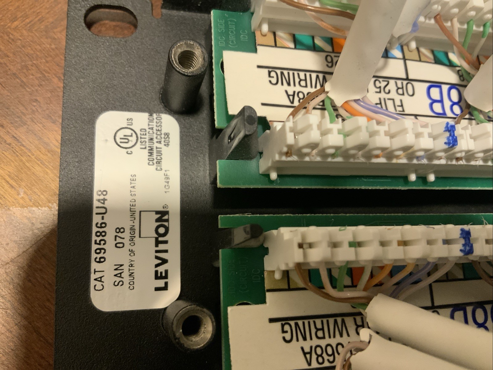 Leviton 69586-U48 - CAT 6 Universal Patch Panel - 48 Port Plus 24 Port + Quick