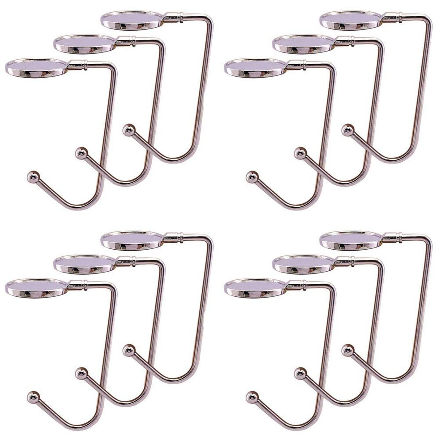 Senfei Clamp On Under Desk Hooks Save Space Metal Hook for Table to Hang Hand...