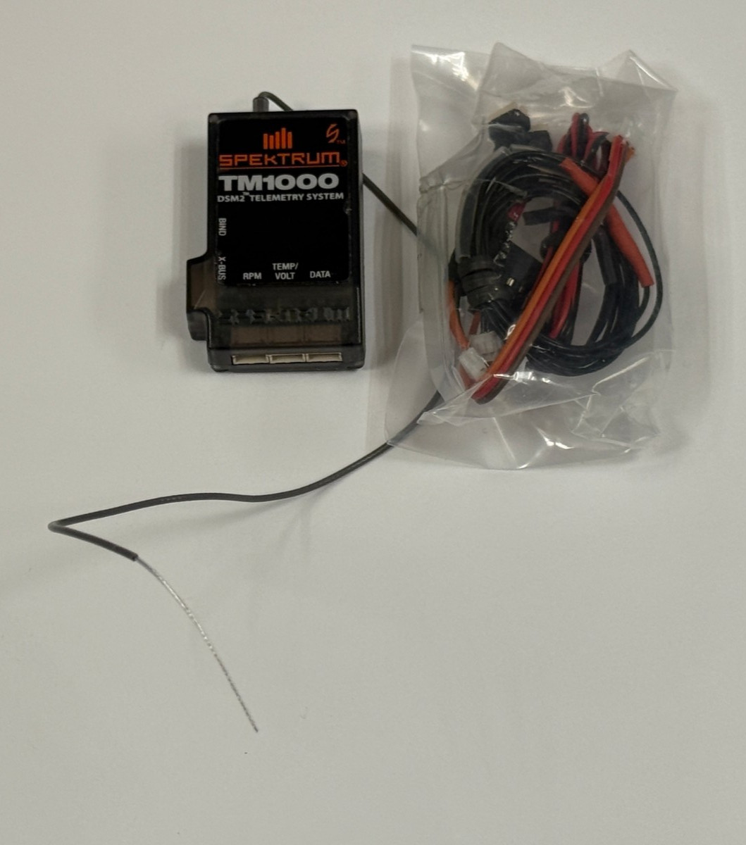 New Spektrum TM1000 TM 1000 RC Remote Control Telemetry Unit w/ Sensors