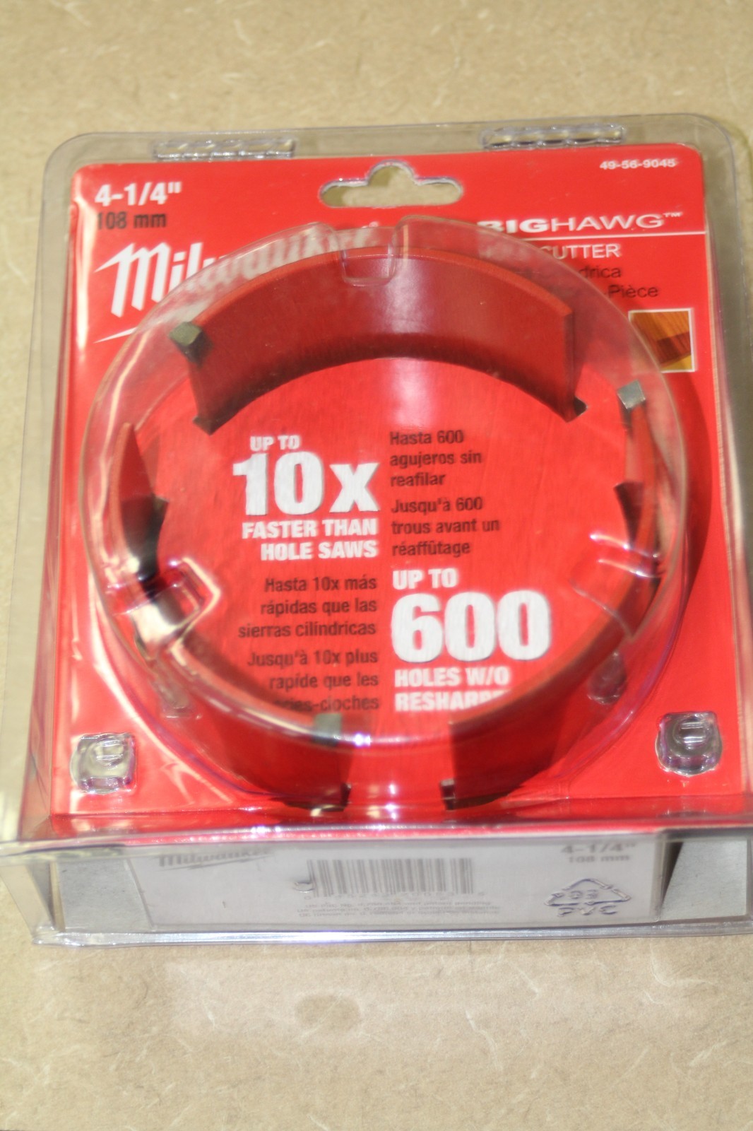 Milwaukee 49-56-9045 4-1/4-Inch Big Hawg Hole Cutter