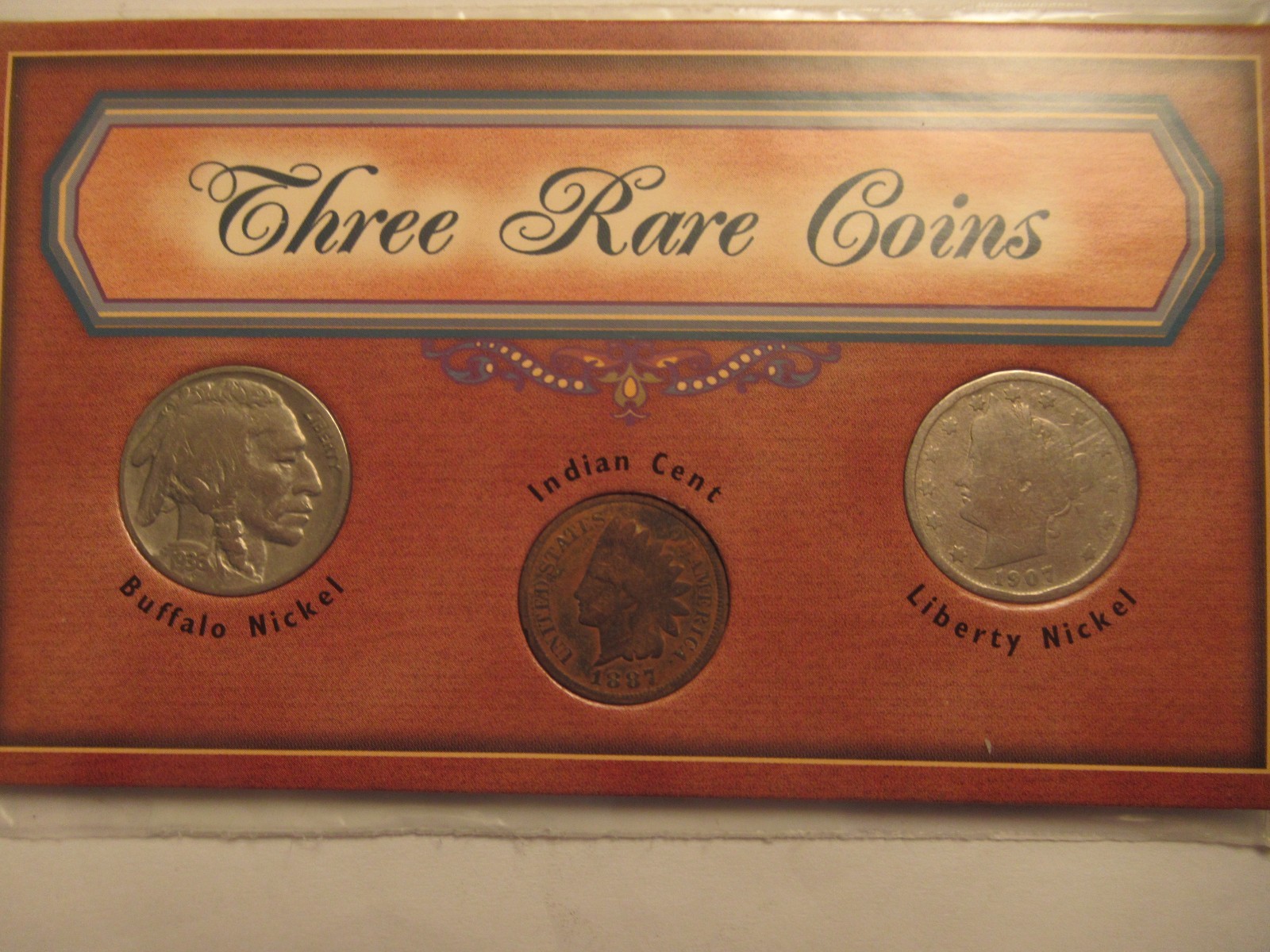 America's "Rare" Coin, 1887 Penny, 1936 Buffalo nickel, 1907 V nickel