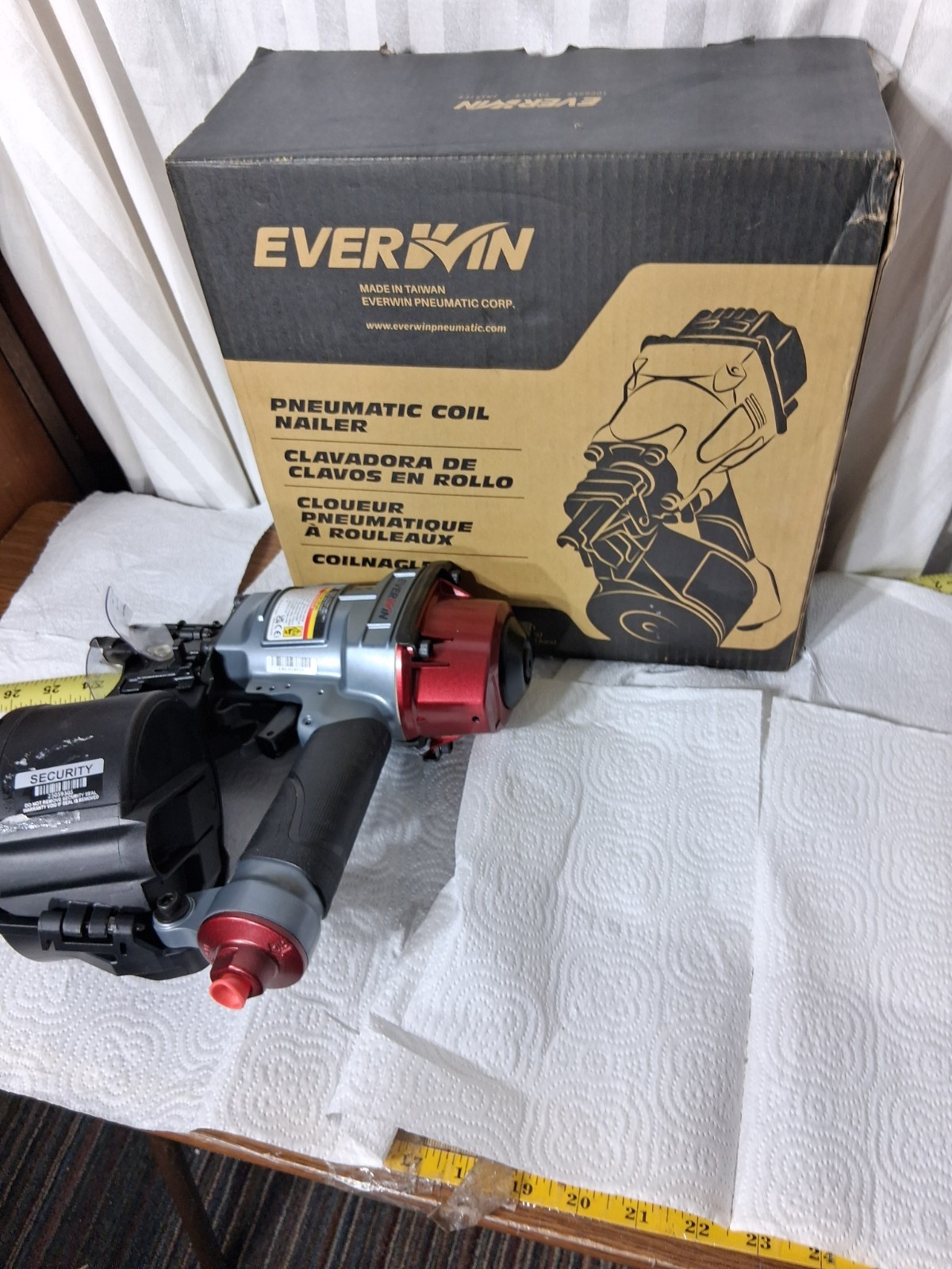 Everwin PN57B, Wire Coil Nailer, 1" to 2-1/4" TOOL New In Box!